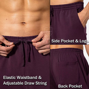Fashionable Lightweight Mid Waist Men <b>Flare</b> Baggy <b>Sweatpants</b> Slim Fit Comfortable Casual Breathable Eco-Friendly 100% Cotton - Product Image 6