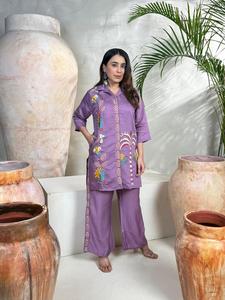 Kurti Personalizable con Cordón de Limón Vetican, OEM/ODM, Ropa Étnica para Mujer, para Uso Diario en Casa y Ocasiones Especiales - Product Image 2