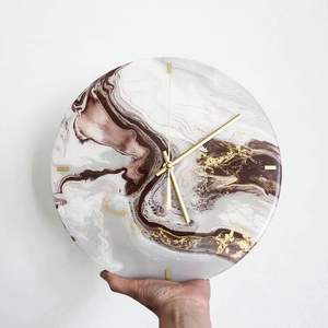 Reloj de Pared de Resina con Diseño Religioso Artístico Único, Hecho a Mano, Ecológico, Personalizable, Decoración del Hogar de la India - Product Image 4