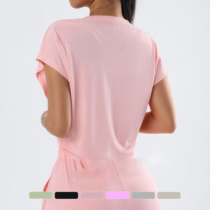 <b>Loose</b> Short Sleeve T-shirt Soft Breathable Tank <b>Top</b> Running Fitness Tank <b>Top</b> Gym Sports Tank <b>Top</b> for Women <b>Vest</b> Oversize Men's - Product Image 4