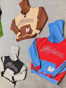 เสื้อฮู้ดดี้แฟชั่นใหม่ ปักลาย ผ้าฝ้าย 100% แบบ unisex มีซับใน สำหรับฤดูใบไม้ร่วง รับทำโลโก้แบรนด์ส่วนตัว คุณภาพสูง สไตล์ลำลอง ขายส่ง - Product Image 2
