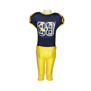 Nouvelle conception, uniforme de football américain professionnel, personnalisé, respirant, manches courtes, 100% polyester - Product Image 5