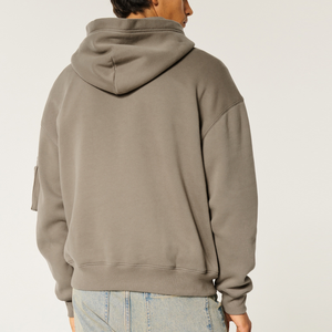 Personalizar Oem Logo Ropa deportiva Bordado Imprimir Hombres Sudadera con capucha Estilo cargo Manga Bolsillo Sudadera con capucha - Product Image 2