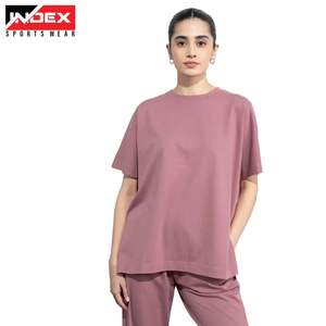 Camiseta de Estilo Urbano para Mujer, Camiseta Informal de Algodón para Chicas, Estilo Moderno - Product Image 1