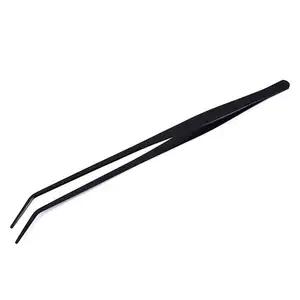 Fishing long Curved Tweezers Stainless steel Curved Tip Holes In Grip fish Tweezers are a great tool in the fly Fishing process