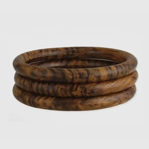 FORESTS Design Wooden Bangle and Bracelet Customized Size Wooden Bracelets Bangle Handmade <b>Flower</b> Wooden Bangle Cuff - Product Image 1