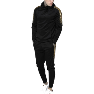 Nouveau modèle de survêtement uni pour hommes sweat-shirt et sweat-shirt à col rond avec logo personnalisé ensemble de jogging et jogging pour garçons vente en gros - Product Image 6