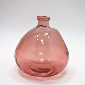 Vase en verre soufflé de luxe à prix raisonnable, design simple, accent décoratif pour table - Product Image 2