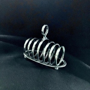 Estante de plata Vintage para tostadas de Mappin y Webb, soporte para letras en inglés - Product Image 5