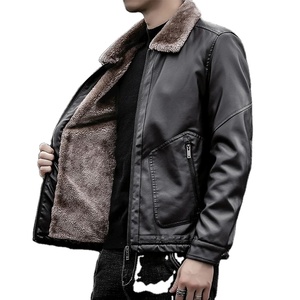 เสื้อแจ็คเก็ตหนังสั้นสำหรับผู้ชายเสื้อครอปแบบบางเสื้อโค้ทแฟชั่นฤดูใบไม้ผลิ2025แฟชั่นเสื้อเบลเซอร์แฟชั่นพรีเมี่ยม - Product Image 4