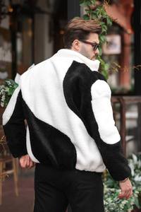 Poncho Largo con Capucha para Hombre, Chaqueta Acolchada, Impermeable, Gruesa y Cálida, para Invierno, Camping y Senderismo - Product Image 3