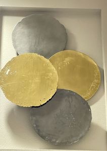 Sous-verres en aluminium léger et durable avec surface métallique élégante et base antidérapante pour un placement sécurisé des boissons - Product Image 3