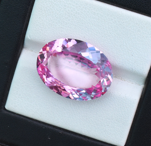 18.92 Cts <b>Pink</b> Morganite Loose Gemstone Oval Cut, Excellent Genuine Quality Gemstone For Ring & Jewellery Making 20X15 mm - Product Image 5