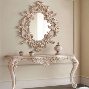 Espejo de maquillaje con aumento, de latón antiguo, para montar en la pared, ideal para tocadores y baños. Disponible a precios de mayoreo. - Product Image 5