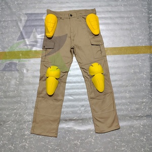 Pantalones vaqueros de motorista para hombre de alta calidad, pantalones vaqueros de color caqui para montar con armadura, pantalones vaqueros Blindados de carreras callejeras con rodilleras y caderas - Product Image 1