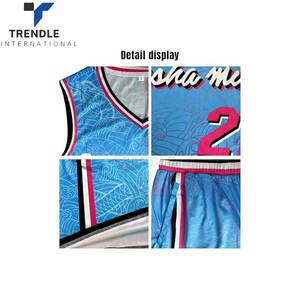 Maillot de basket-ball personnalisé pour hommes et femmes, uniforme d'équipe personnalisé, tenue de sport, tissu respirant, vêtements d'entraînement et de jeu, nom - Product Image 6