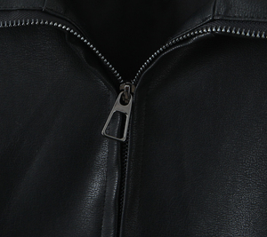 2025แจ็คเก็ตหนังแท้สำหรับผู้หญิง, เสื้อโค้ทสไตล์นักขี่จักรยานมีกระเป๋าแจ็คเก็ตหนังธรรมชาติ - Product Image 3