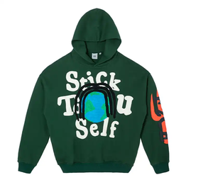 Sweat à capuche doublé col roulé pour homme, 400 g/m², en tissu polyester/coton, séchage rapide, respirant, personnalisable, fourni par l'usine - Product Image 4