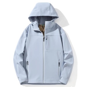 แจ็กเก็ตกันลมมีฮู้ดสำหรับผู้ชายเสื้อคลุมกันฝนกันน้ำ - Product Image 1