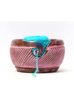 Cuenco de hilo antiguo Soporte de madera perfecto para tejer ganchillo El mejor regalo de Navidad para la madre - Product Image 3