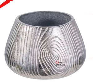 2025 vase à fleurs décoratif en aluminium en métal de haute qualité pour restaurant et bar d'hôtel - Product Image 2