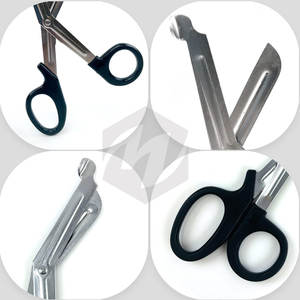 Kit de diagnostic noir complet de 8 pièces Marteau réflexe Taylor, diapasons C 128 et C 512, ciseaux à bandage, lampe de stylo à jauge d'élève - Product Image 5