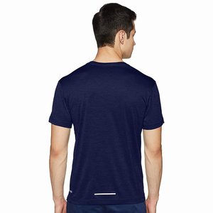 T-shirt sportif en coton 100% pour homme, avec logo personnalisé imprimé, design uni - Product Image 4