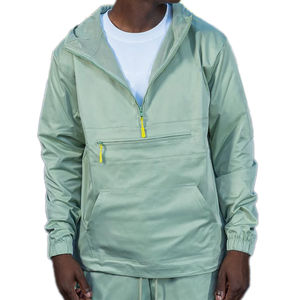 Conjunto Cortavientos de Alta Calidad para Hombre, Corte Holgado, Transpirable, Conjunto Deportivo de Nailon, Color Sólido para Verano - Product Image 5