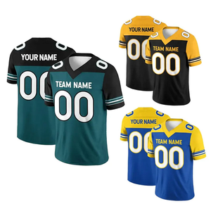 Camiseta de Fútbol de Malla de Alta Calidad, Personalizada, de Secado Rápido, para Hombre, Estilo Americano - Product Image 3