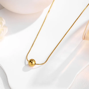 Collar de Cadena con Cuentas de Vidrio Coloridas, Chapado en Oro de Acero, Acero Inoxidable 304, Cristal Artificial de Circonio, Joyería con Forma de Corazón para Mujer - Product Image 2