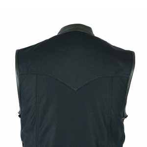 Nouvelle arrivée de gilet d'hiver décontracté pour hommes réglable en cuir vêtements d'extérieur confortable respirant avec des options de couleur personnalisées à vendre - Product Image 4