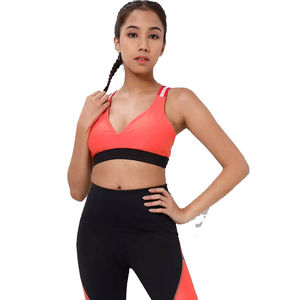 Vente de gros Soutien-gorge de sport pour femme, vêtements rembourrés, respirants, push-up, fitness, yoga, vêtements de sport - Product Image 1