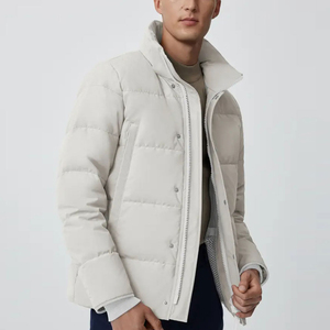 Venta al por mayor chaqueta Puffer logotipo personalizado OEM impreso de alta calidad chaqueta de invierno personalizada para los hombres burbuja Puffer chaqueta con bolsillos - Product Image 5