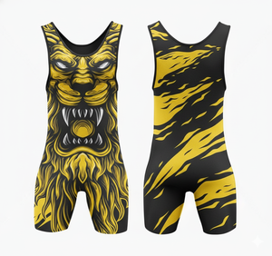 Combinaison de lutte extensible à logo frontal personnalisé Bestseller 2025 pour unisexe Compression MMA & Lutte - Product Image 3