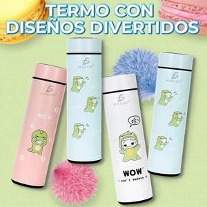 Borracce Termiche Sportive in Acciaio Inossidabile con Design a Dinosauro e Isolamento Sottovuoto - Product Image 5