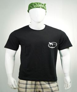 Nueva Camiseta de algodón de moda para hombre, Camiseta de punto de algodón orgánico de talla grande con estampado de logotipo personalizado de manga corta azul marino 100% - Product Image 3