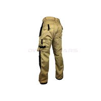 Pantalon cargo de travail extérieur pour hommes, style militaire, taille basse élastique, imperméable et respirant, avec logo personnalisé et nombreuses poches, OEM