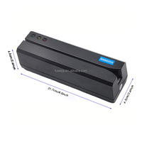 Lector/Grabador de Tarjetas de Banda Magnética MSR605X en Stock, Lee las Pistas 1, 2 y 3 de Datos; Incluye Software y 10 Tarjetas en Blanco