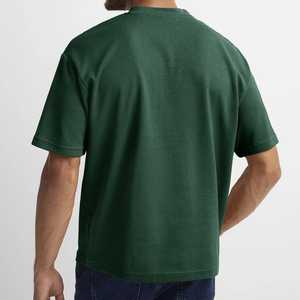 Camiseta de Hombre de Algodón 100% de Alta Calidad, 220g, Secado Rápido, Transpirable, Personalizable, Estilo Urbano, Blanca Lisa - Product Image 4