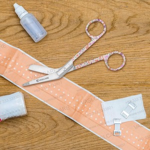 Tijeras de vendaje médico Vaslcare con cuchillas afiladas de punta roma, tijeras de vendaje Lister de acero inoxidable con patrón - Product Image 5