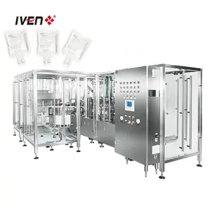 Giảm vật liệu vô trùng làm đầy chất lỏng máy/không-PVC túi mềm IV truyền sản xuất máy nhà máy