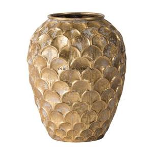 Wholesale Bulk Selling High Grade <b>Gold</b> Plated Heavy Duty Metal Made Attractive Look Designer Home & Hotel Tabletop Flower Vase - Product Image 5