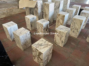 Calacatta Viola tavolino in <span class=keywords><strong>marmo</strong></span> <span class=keywords><strong>rosso</strong></span> zoccolo tavolino basso in pietra - Product Image 5