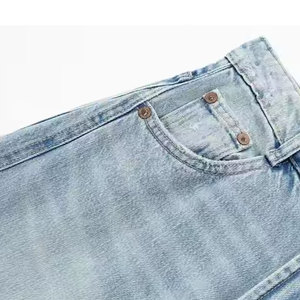 กางเกงคาร์โก้ทรงแบนสำหรับผู้หญิง แฟชั่นใหม่ ระบายอากาศได้ดี สีตามสั่ง เอวกลาง สไตล์สตรีทแวร์ คุณภาพสูง สำหรับฤดูร้อน ขายดี - Product Image 2