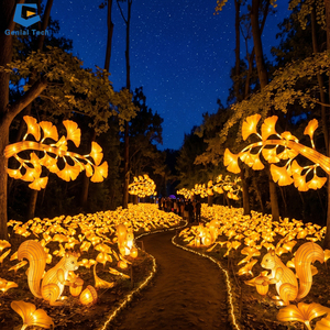 Instalaciones de Iluminación Navideña Llave en Mano, Festival de Luces Botánicas Inmersivas para Parques Temáticos y <span class=keywords><strong>Destinos</strong></span> de Turismo Cultural - Product Image 6