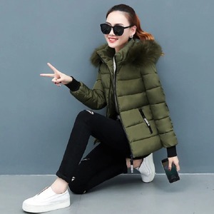 New Winter Women Canvas Puffer Jackets 6 Colors Plus Size XL XXL 3XL Ultra Lightweight Packable Stand Collar <b>Coats</b> - Product Image 3