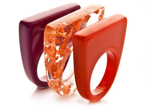 Best Quality Durable <b>Resin</b> Finger <b>Rings</b> for Women Girls Boys-Party Wear and Wedding Accessory - Product Image 2