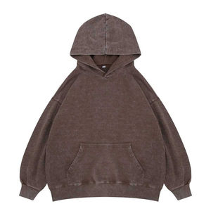 Vente en gros de sweat à capuche surdimensionné pour femmes sweat à capuche long en tissu éponge teint uni avec impression numérique et sérigraphie personnalisée - Product Image 4