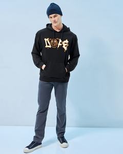 Vente en gros de sweat à capuche pour homme 100% coton Design personnalisé imprimé en noir Respirant Automne Convient Made Pakistan Plain Dyed Techniques - Product Image 4