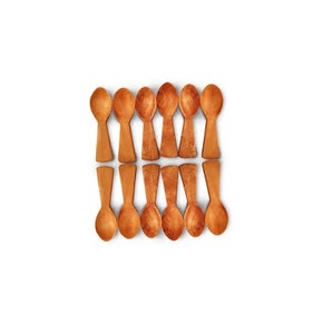 Colección de Lujo, Juego de 3 Utensilios de Cocina, Cuchara para Sopa de Madera Natural Ecológica de Alta Calidad, Hecha en India, Nuevo Diseño - Product Image 4